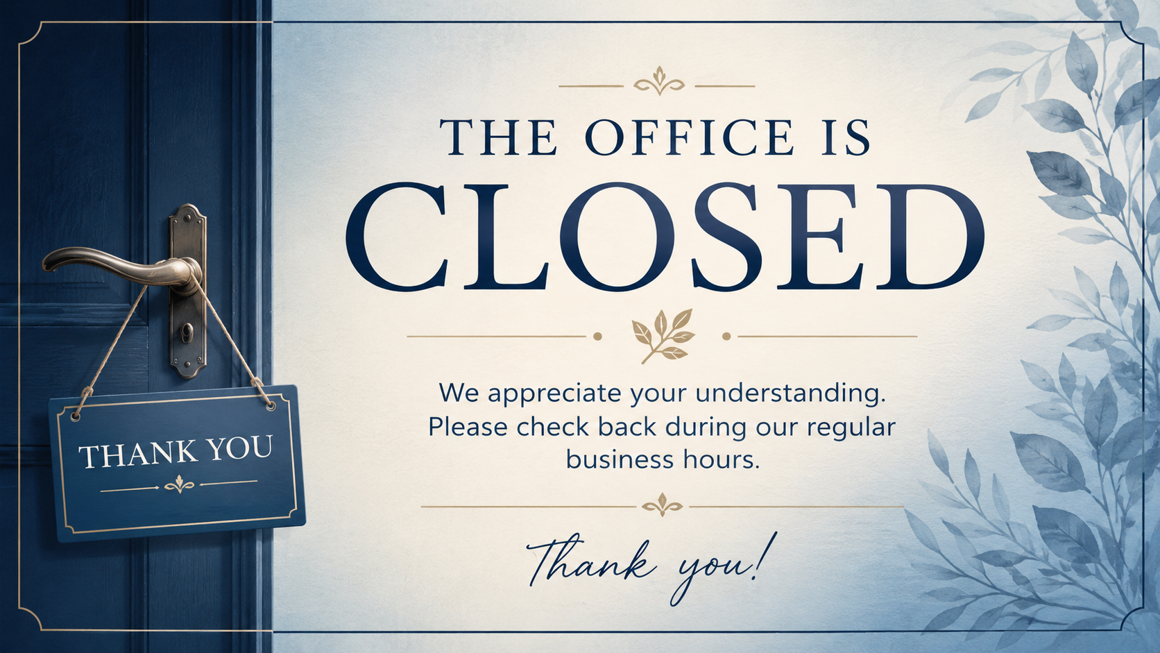 OFFICE CLOSED